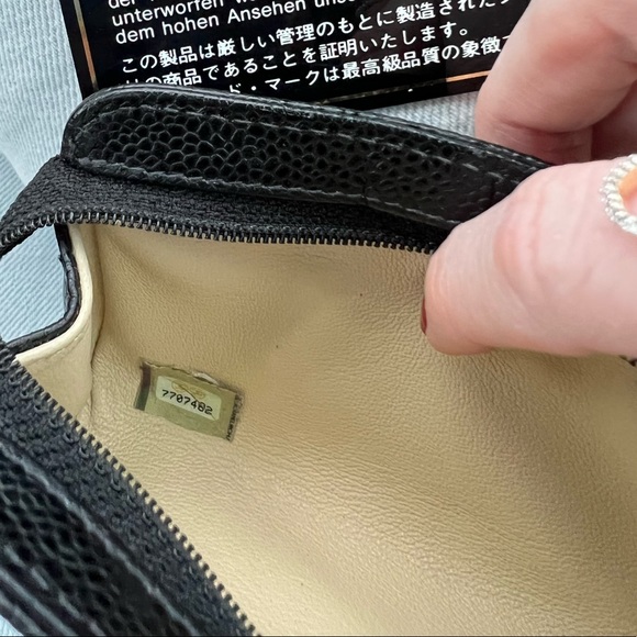 Chanel Caviar Timeless CC Cosmetic Pouch - Picture 5 of 5